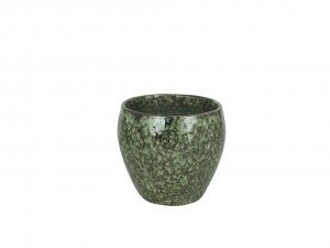 Keramik-Übertopf Jungle 17x16cm grün · P32-6