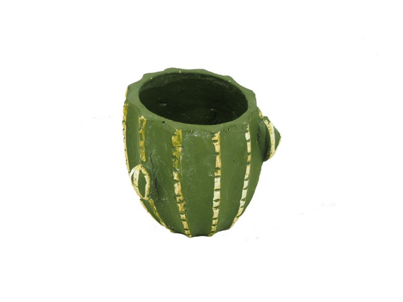 Keramik-Pot Kaktus 16cm grn  1664-46