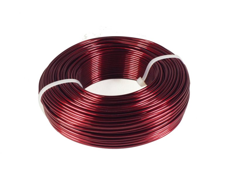 Extra dünn 10 Meter Mini Rolle KupferLackdraht 0,1 mm Rot, 2,49
