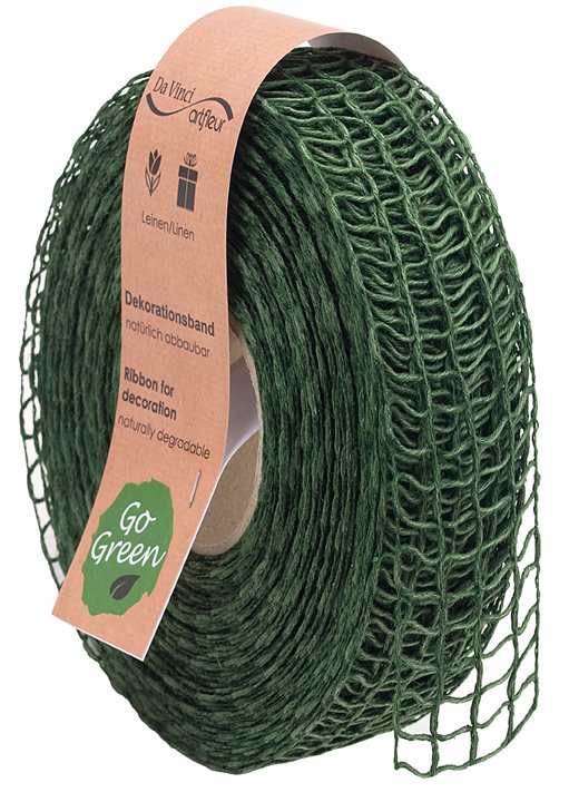 Intermas Cramp Band Grün – 100 Meter Kunststoffband Zum Fixieren Von Pflanzen