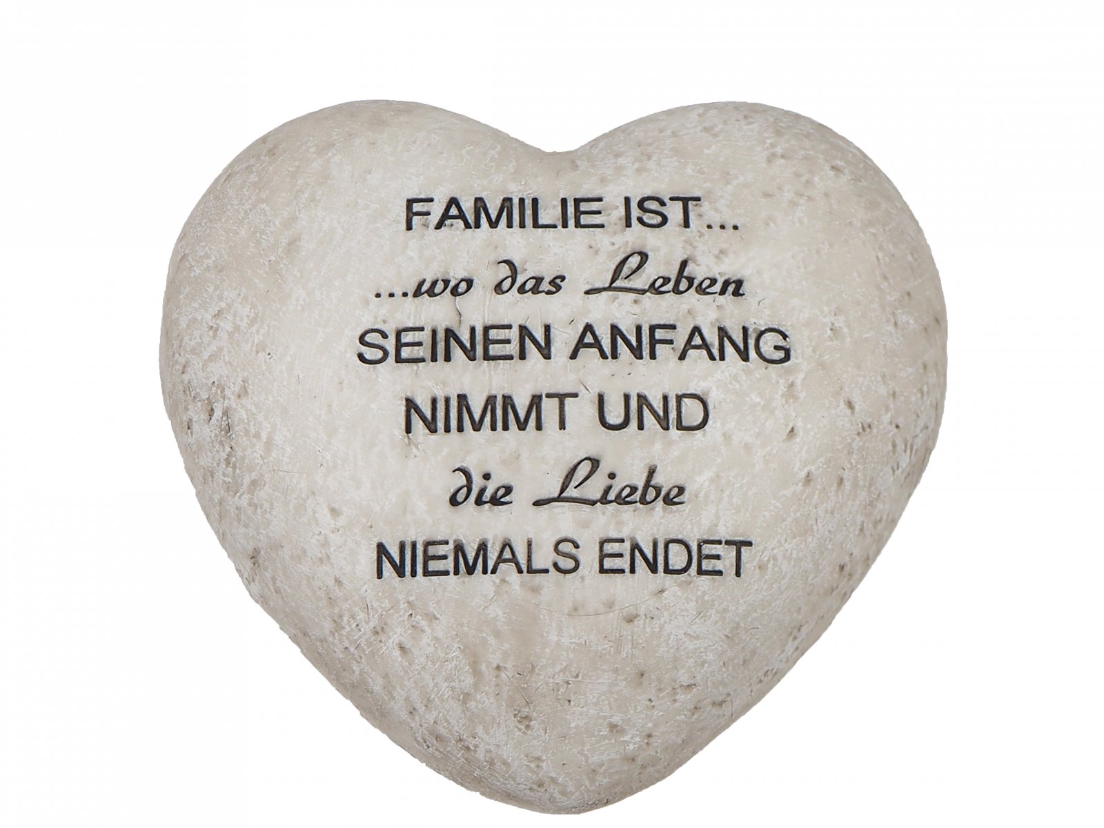 PolySpruchherz 18cm stone · 268952003726