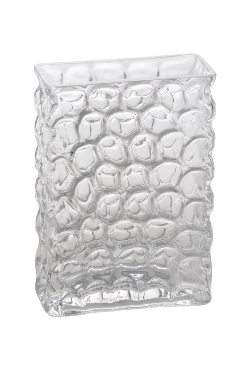 Glas-Vase rechteckig