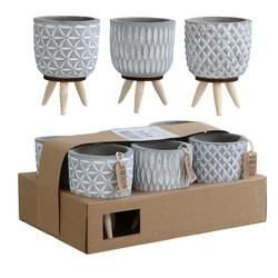 pflanztopf shabby chic Blumensule Shabby Chic Deko  Rostikal