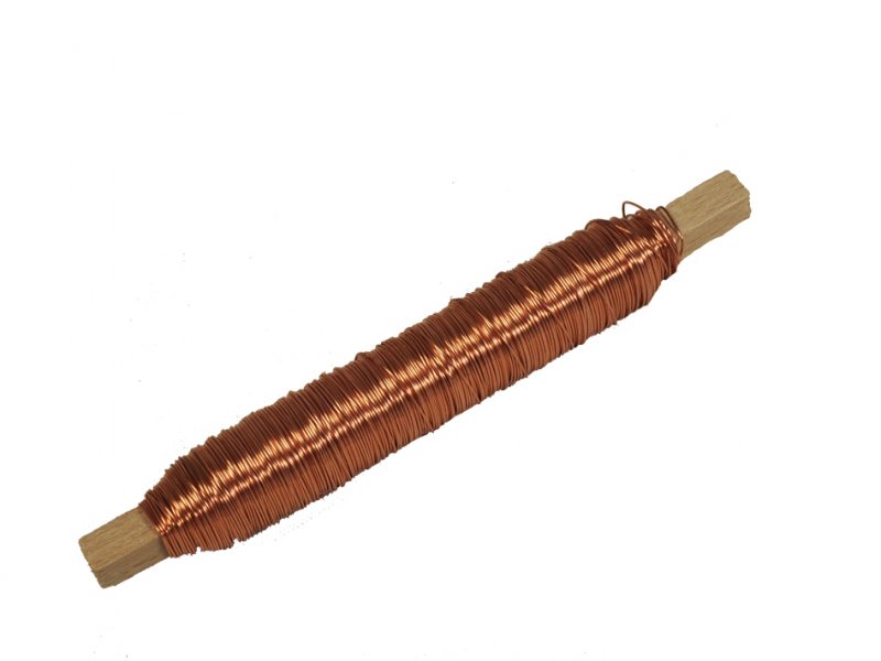 Kupferlackdraht V180 0,10mm – 100g / Ca. 800m, Direkt Verlötbar, Wärmeklasse 180°C – Isolierter Wickeldraht Nach IEC 60317-51 Auf Spule