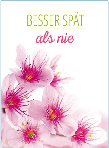Minikarten Floralia Besser spät als nie · DK7720