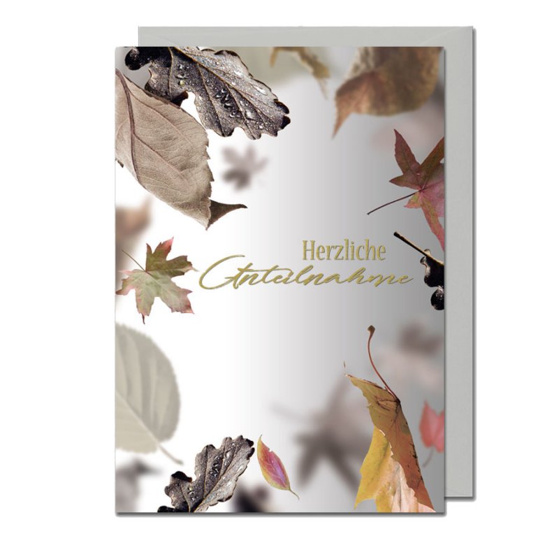 Karte Herzliche Anteilnahme · UK-1827