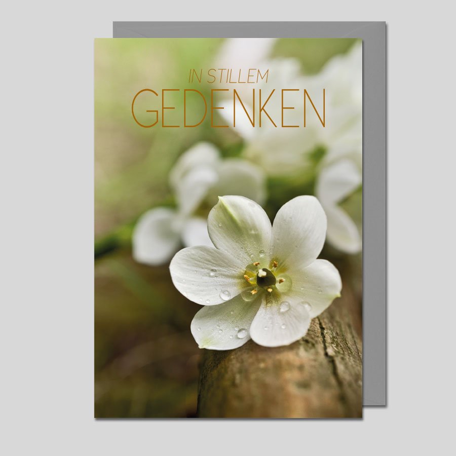 Karte In stillem Gedenken · UK1975